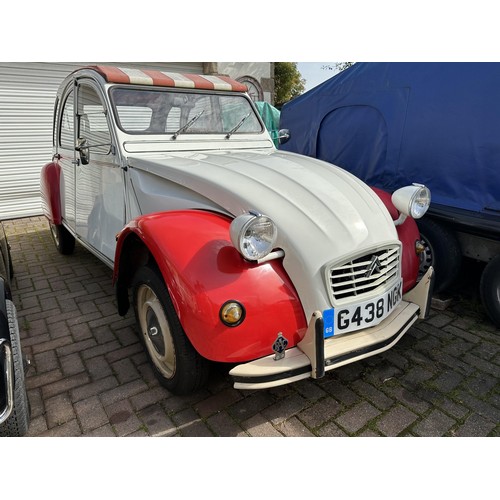 28 - 1990 Citroen 2CV6 Special
Registration number G438 NGK
Chassis number VF7AZKA00KA366225
Engine numbe...