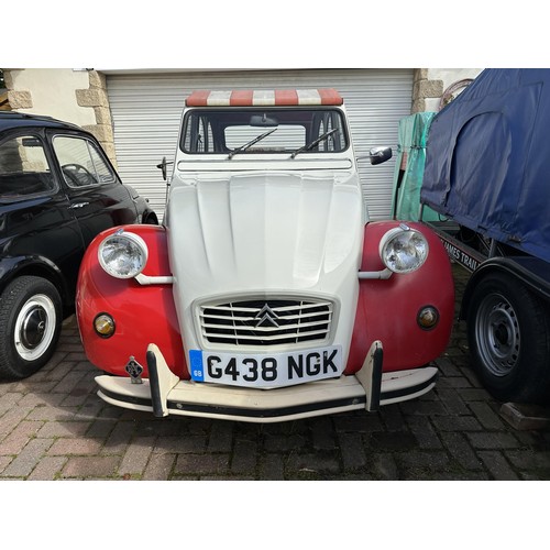 28 - 1990 Citroen 2CV6 Special
Registration number G438 NGK
Chassis number VF7AZKA00KA366225
Engine numbe...