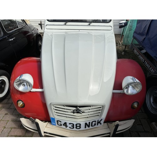 28 - 1990 Citroen 2CV6 Special
Registration number G438 NGK
Chassis number VF7AZKA00KA366225
Engine numbe...