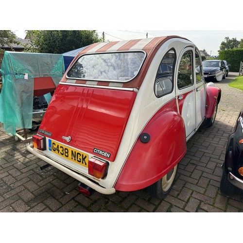 28 - 1990 Citroen 2CV6 Special
Registration number G438 NGK
Chassis number VF7AZKA00KA366225
Engine numbe...