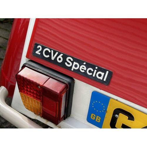 28 - 1990 Citroen 2CV6 Special
Registration number G438 NGK
Chassis number VF7AZKA00KA366225
Engine numbe...