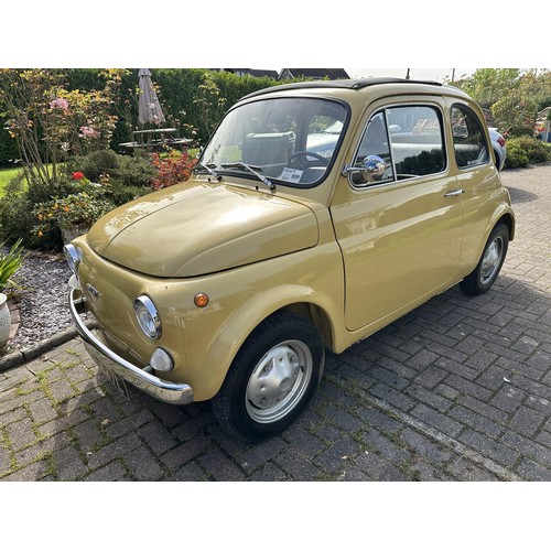 29 - 1973 Fiat 500F
Registration number EWV 227L
Chassis number 110F5125653
Engine number 126A5000
Mustar...