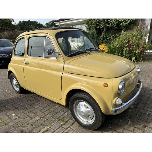 29 - 1973 Fiat 500F
Registration number EWV 227L
Chassis number 110F5125653
Engine number 126A5000
Mustar...