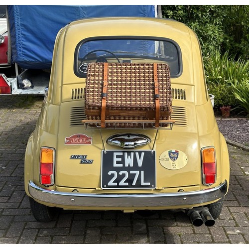 29 - 1973 Fiat 500F
Registration number EWV 227L
Chassis number 110F5125653
Engine number 126A5000
Mustar...