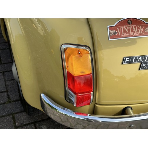 29 - 1973 Fiat 500F
Registration number EWV 227L
Chassis number 110F5125653
Engine number 126A5000
Mustar...