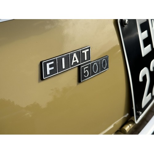 29 - 1973 Fiat 500F
Registration number EWV 227L
Chassis number 110F5125653
Engine number 126A5000
Mustar...