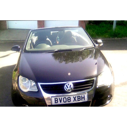 32 - 2008 VW EOS Coupe Sport
Registration number BV08 XBH
Diamond Schwartz black
1968 cc diesel TDI
3 pre...