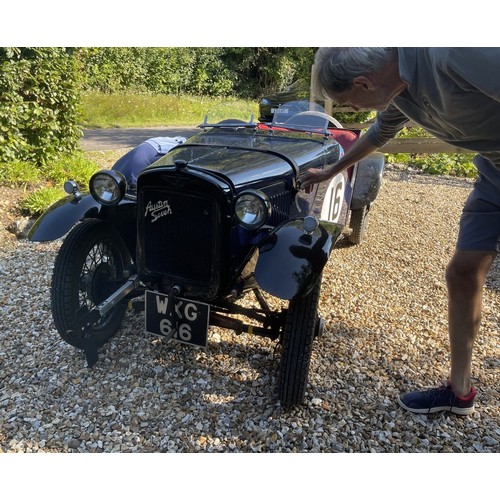 42 - **Regretfully Withdrawn**
1938 Austin 7 Special
Chassis number 288520
Engine number M228699
Registra...