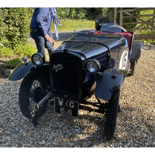 42 - **Regretfully Withdrawn**
1938 Austin 7 Special
Chassis number 288520
Engine number M228699
Registra...