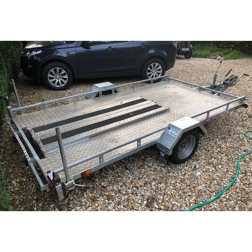 43 - **Regretfully withdrawn**
Phoenix single axle trailer
Used to transport an Austin 7 Special
Purchase...