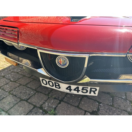 44 - 1976 Alfa Romeo Montreal
Registration number OOB 445R
Chassis number 1440170
Engine number AR00565/S...