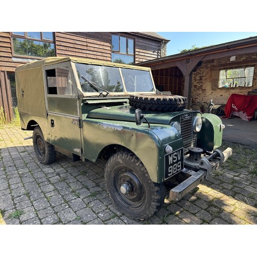 45 - 1954 Land Rover Series I 86 inch
Registration number WSV 989
Chassis number 47102066
Engine number 4...