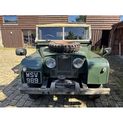 45 - 1954 Land Rover Series I 86 inch
Registration number WSV 989
Chassis number 47102066
Engine number 4...