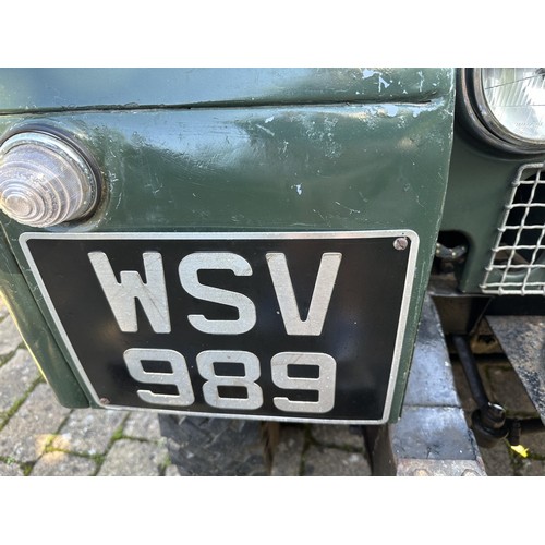 45 - 1954 Land Rover Series I 86 inch
Registration number WSV 989
Chassis number 47102066
Engine number 4...