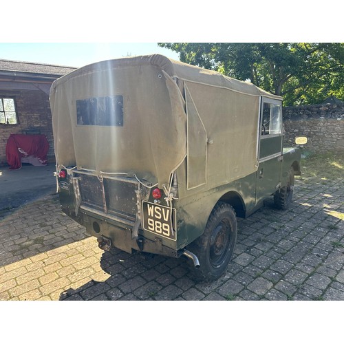 45 - 1954 Land Rover Series I 86 inch
Registration number WSV 989
Chassis number 47102066
Engine number 4...