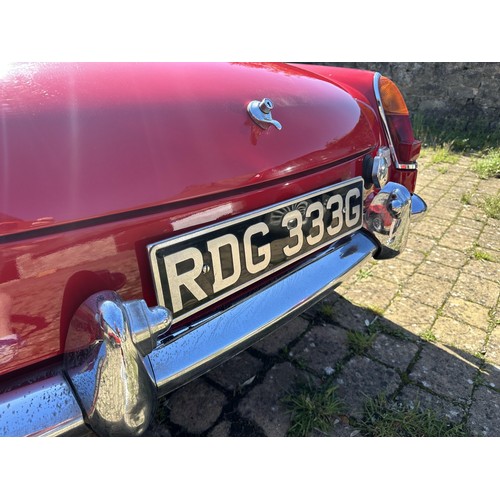 46 - 1969 MG C Roadster
Registration number RDG 333G
Chassis number GCN16760G
Red with a black leather in...