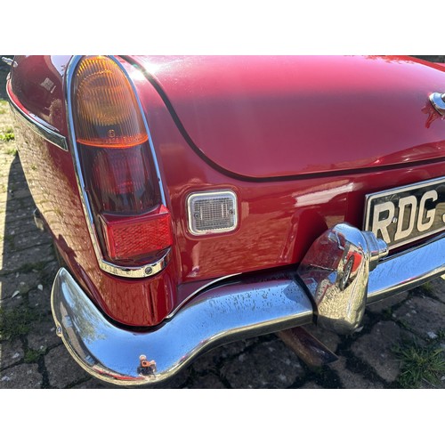 46 - 1969 MG C Roadster
Registration number RDG 333G
Chassis number GCN16760G
Red with a black leather in...