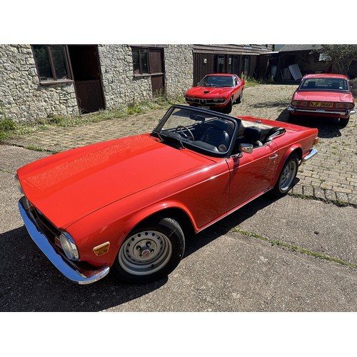 47 - 1975 Triumph TR6
Registration number HME 10N
Chassis number CR62970
Engine number CR004204HE
Red wit...