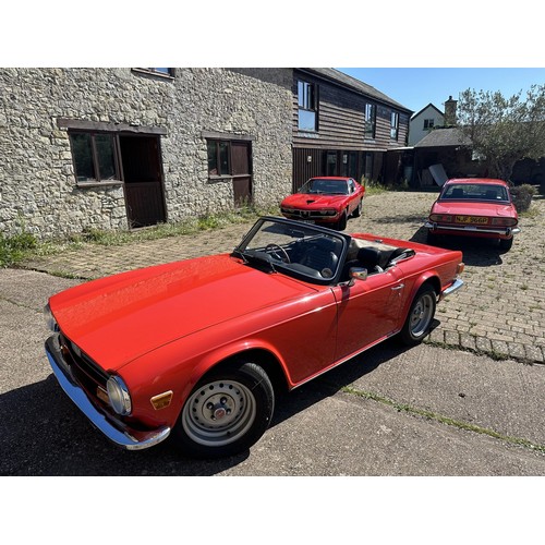 47 - 1975 Triumph TR6
Registration number HME 10N
Chassis number CR62970
Engine number CR004204HE
Red wit...