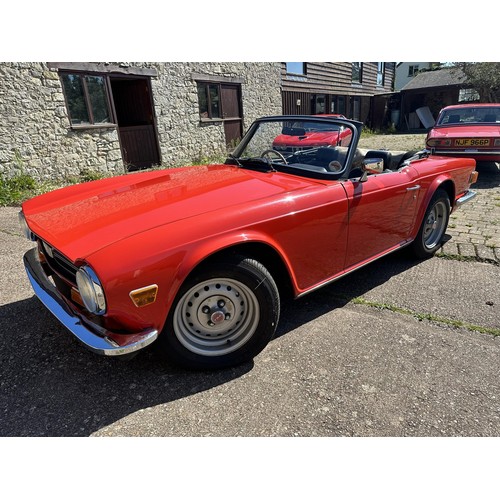 47 - 1975 Triumph TR6
Registration number HME 10N
Chassis number CR62970
Engine number CR004204HE
Red wit...