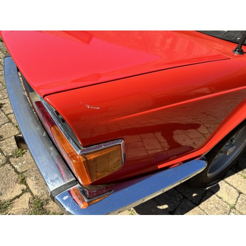 47 - 1975 Triumph TR6
Registration number HME 10N
Chassis number CR62970
Engine number CR004204HE
Red wit...