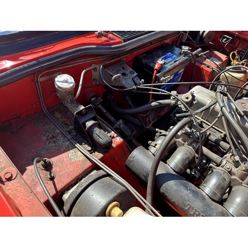 47 - 1975 Triumph TR6
Registration number HME 10N
Chassis number CR62970
Engine number CR004204HE
Red wit...