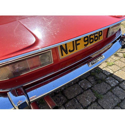 48 - 1976 Triumph Stag
Registration number NJF 966P
Chassis number LD413020
Engine number LF041276HE
Red ...