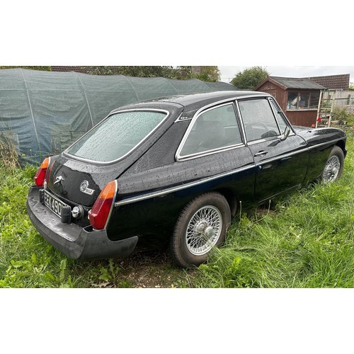 65 - 1979 MG B GT
Registration number EEK 490V
Chassis number GHD5-496828G
Engine number -31920
Black wit... 