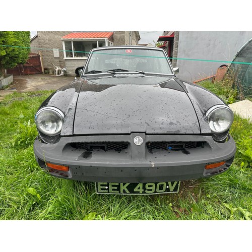 65 - 1979 MG B GT
Registration number EEK 490V
Chassis number GHD5-496828G
Engine number -31920
Black wit... 