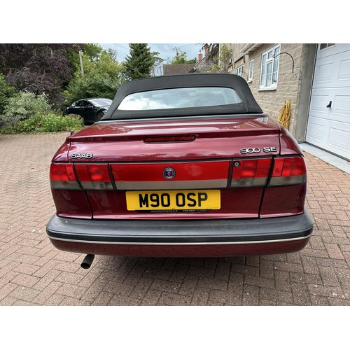 5 - 1995 Saab 900 SE Convertible
Registration number M90 OSP
Chassis number YS3DE7503S7010871
Engine num...