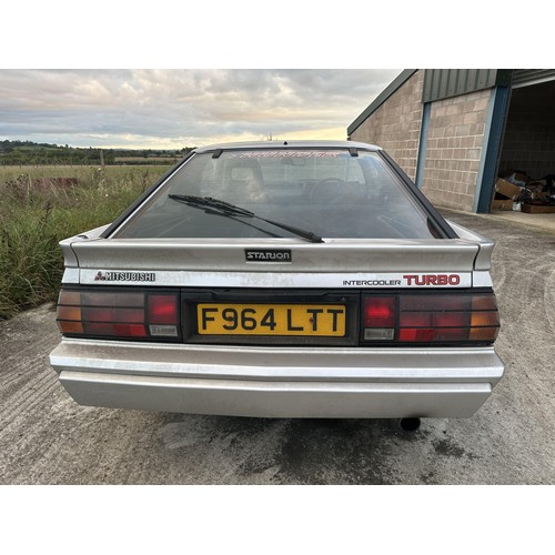 30 - 1989 Mitsubishi Starion Turbo
Registration number F964 LTT
Chassis number JMAA187AMKZ400149
Metallic...