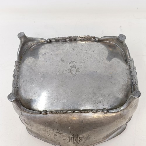 1584 - A Danish pewter bowl, 25 cm diameter 
Provenance:  Sold on behalf of Tenovus Cancer Care Charity