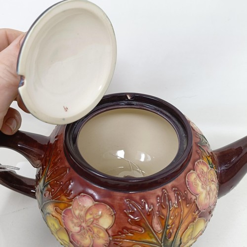 1558 - A Moorcroft pottery teapot, 15 cm high