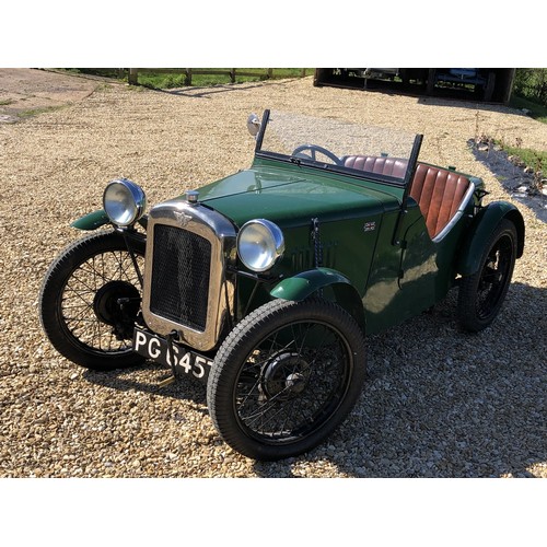 19 - 1930 Austin 7 Ulster Special
Registration number PG 6457
Chassis number 104719
Engine number H105929...