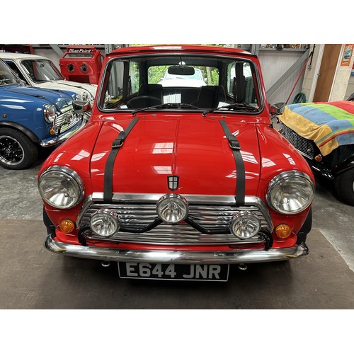 52 - 1998 Mini Red Hot 
Registration number E644 JNR
From a tribute to The Italian Job Mini trio
1300cc
R...