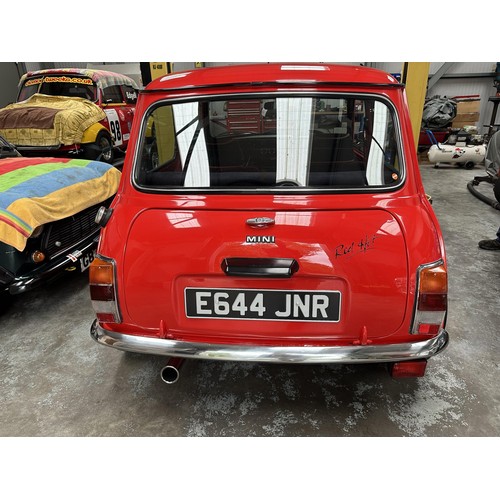 52 - 1998 Mini Red Hot 
Registration number E644 JNR
From a tribute to The Italian Job Mini trio
1300cc
R...