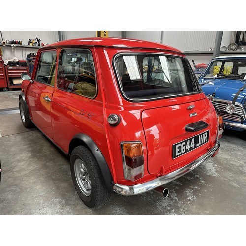 52 - 1998 Mini Red Hot 
Registration number E644 JNR
From a tribute to The Italian Job Mini trio
1300cc
R...