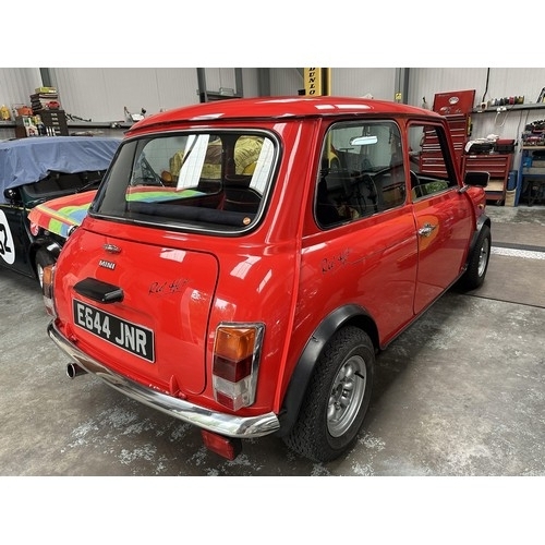 52 - 1998 Mini Red Hot 
Registration number E644 JNR
From a tribute to The Italian Job Mini trio
1300cc
R...