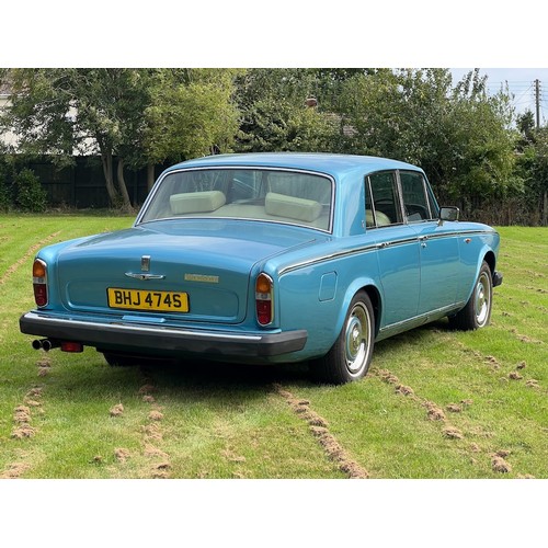 62 - 1977 Rolls-Royce Silver Shadow II
Registration number BHJ 474S
Chassis number SRH31501
Engine number... 