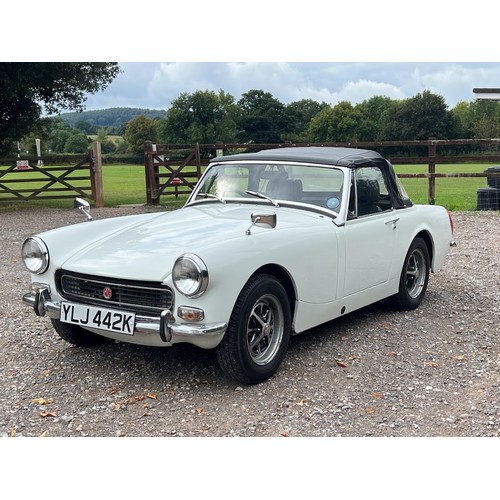 55 - 1972 MG Midget
Registration number YLJ 442K
1275 cc engine
Glacier white with a navy blue interior
P...