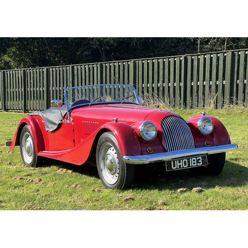 13 - 1958 Morgan 4/4
Registration number UH0 183
Chassis number A357
Engine number 391074
Wrexham red wit...