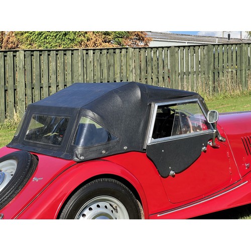 13 - 1958 Morgan 4/4
Registration number UH0 183
Chassis number A357
Engine number 391074
Wrexham red wit...