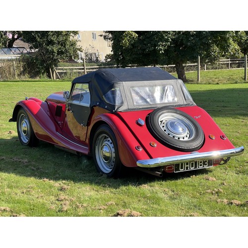 13 - 1958 Morgan 4/4
Registration number UH0 183
Chassis number A357
Engine number 391074
Wrexham red wit...