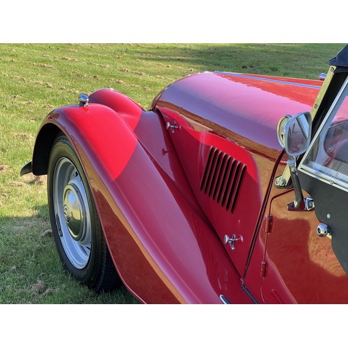 13 - 1958 Morgan 4/4
Registration number UH0 183
Chassis number A357
Engine number 391074
Wrexham red wit...