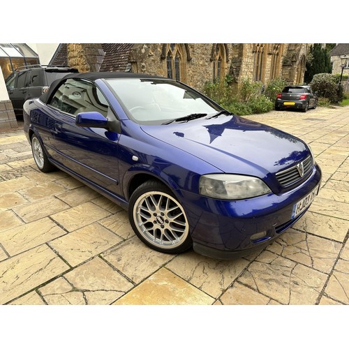 36 - 2003 Vauxhall Astra Convertible Special Edition 100 1.8 16V
Registration number HJ03 AKZ
Blue with a...