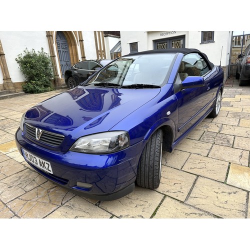 36 - 2003 Vauxhall Astra Convertible Special Edition 100 1.8 16V
Registration number HJ03 AKZ
Blue with a...