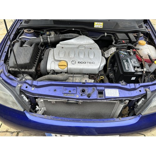 36 - 2003 Vauxhall Astra Convertible Special Edition 100 1.8 16V
Registration number HJ03 AKZ
Blue with a...