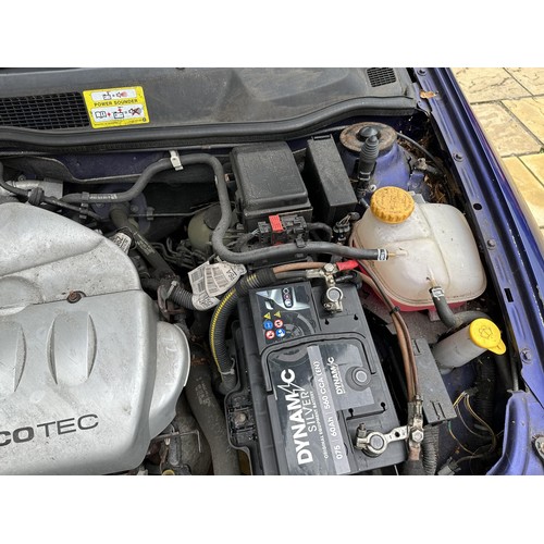 36 - 2003 Vauxhall Astra Convertible Special Edition 100 1.8 16V
Registration number HJ03 AKZ
Blue with a...