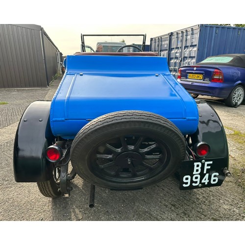 27 - 1925 Bullnose Morris
Registration number BF 9946
Blue and black with a red interior
The previous own...