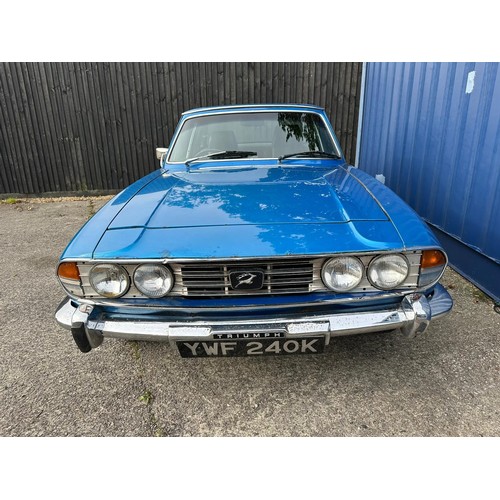 7 - 1971 Triumph Stag
Registration number YWF 240K
Chassis number LD26070
Engine number 11A0146287
Tahit...